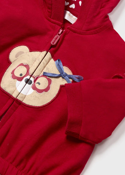 Pants 3 piezas de algodón sostenible para recién nacido Art. 23-01832-045 Rojo
