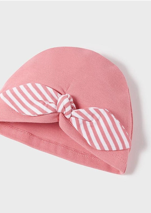 Pelele punto con gorro para bebè niña MAYORAL ECOFRIENDS Ref. 22/1611/79 Azalea