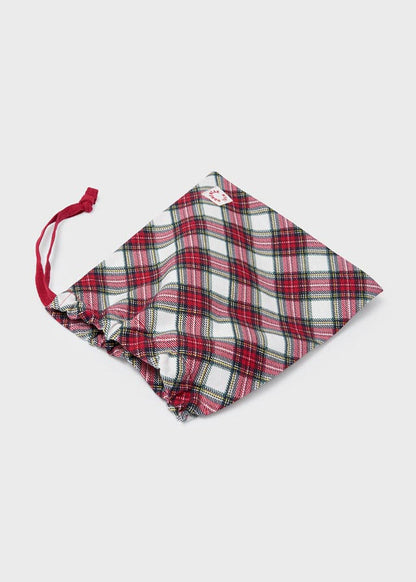 Pijama con bolsa para bebé ECOFRIENDS Cuadros SKU-2718
