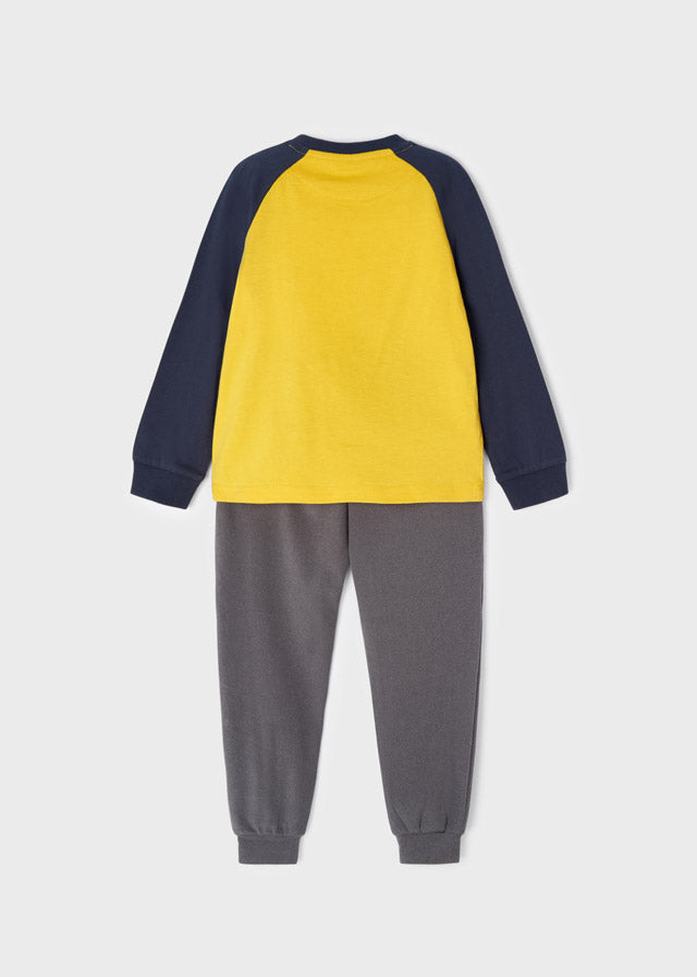 Pijama con motivo interactivo para niño Oro SKU-4755