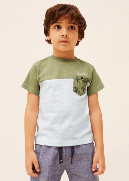 Playera con motivo estampado de algodón sostenible para niño KIWI SKU 3006