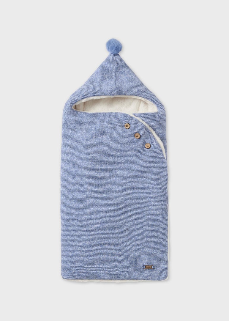 Saco de dormir tricot bebé Art. 30-19232-063 Blue ice