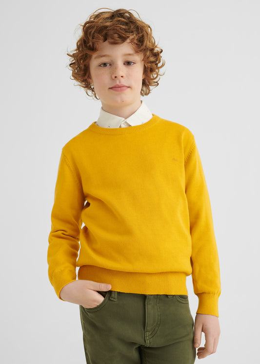 Suéter de algodón para chico MAYORAL ECOFRIENDS Ref. 354/64 Maiz
