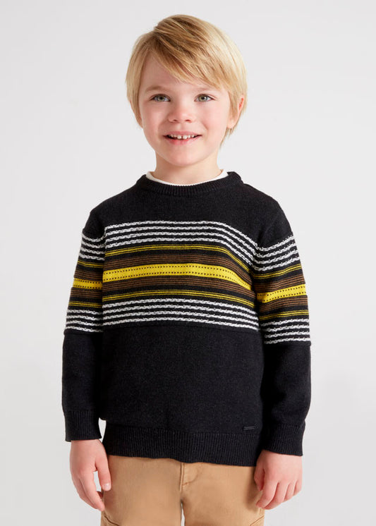 Suéter de rayas para niño MAYORAL Ref 4389/80 Carbono