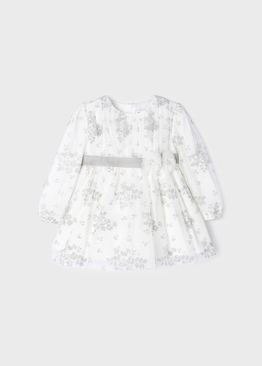 Vestido de tul para bebé Crudo SKU-2939